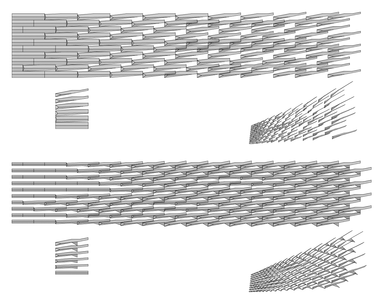Panel form and formation design studies.