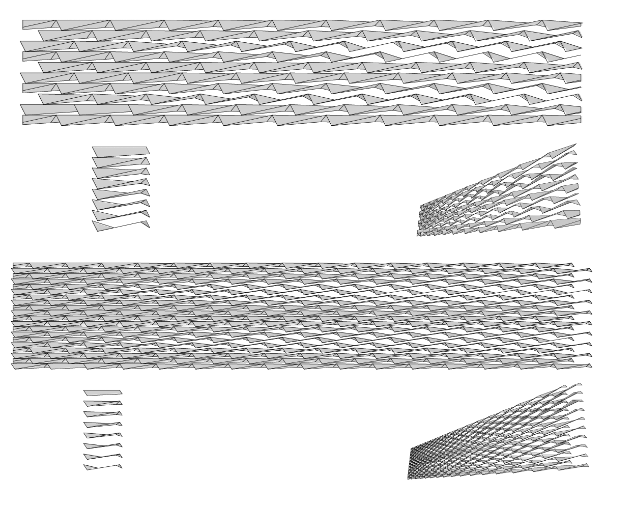 Panel form and formation design studies.