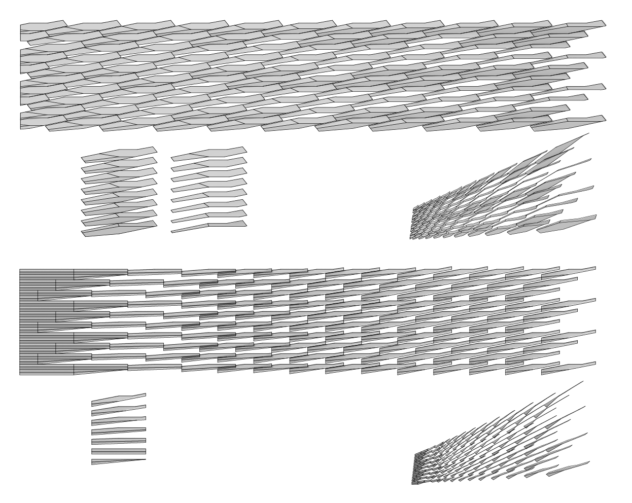 Panel form and formation design studies.